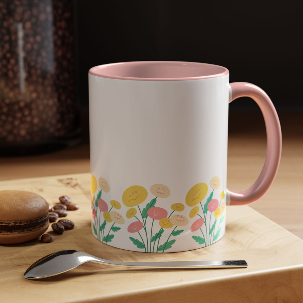No Contact In Full Bloom" Floral Ceramic Mug – Mental Health & Boundaries Gift
