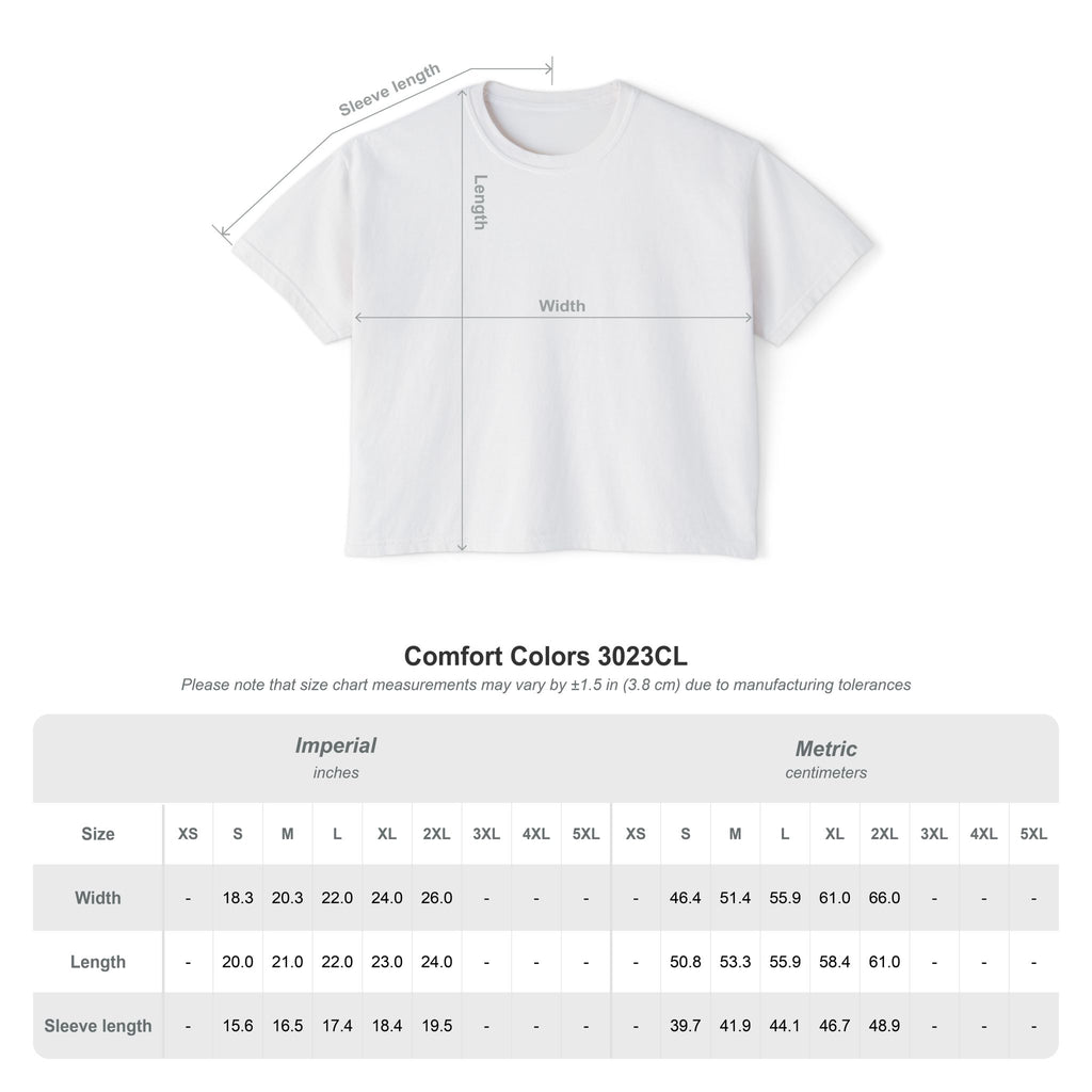 No Contact Vibes Women's Boxy Tee