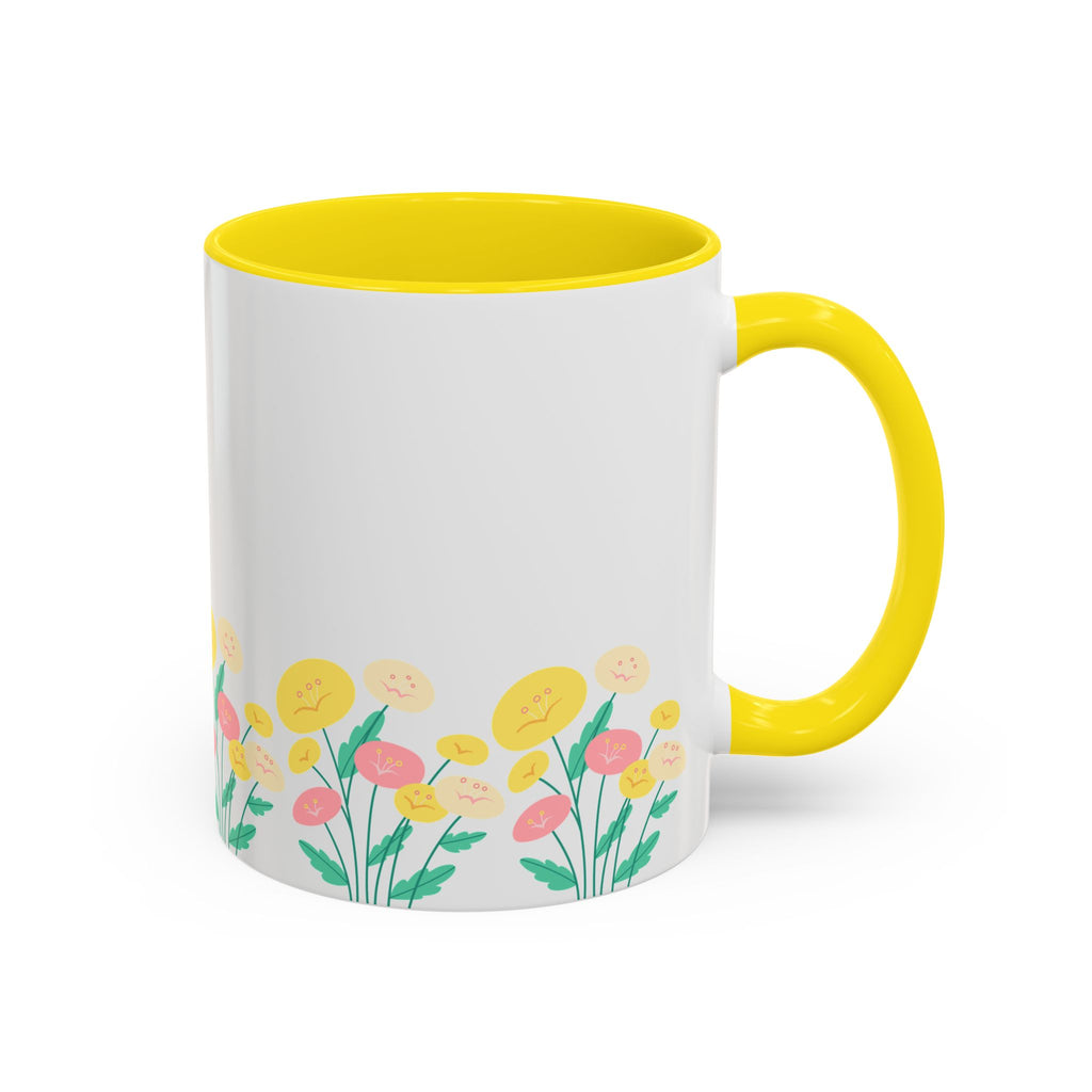 No Contact In Full Bloom" Floral Ceramic Mug – Mental Health & Boundaries Gift