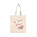 Tote Bag — "No Contact Summer" Floral Canvas Market Tote