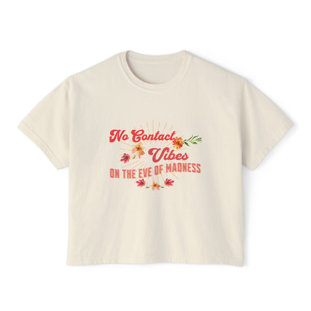 No Contact Vibes Women's Boxy Tee