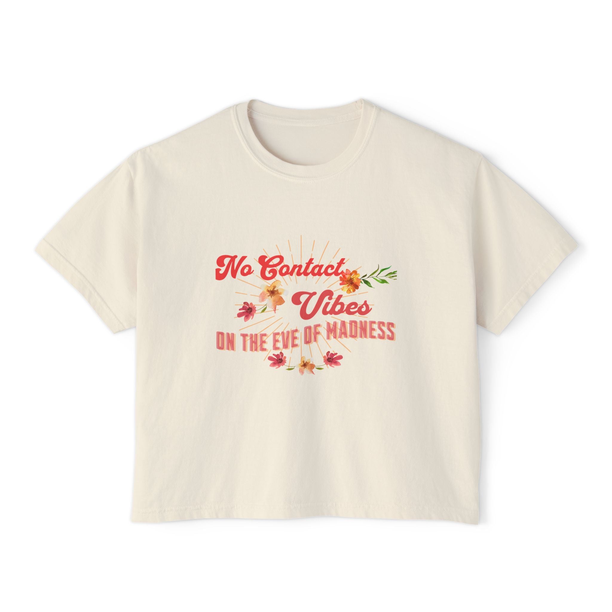 No Contact Vibes Women's Boxy Tee