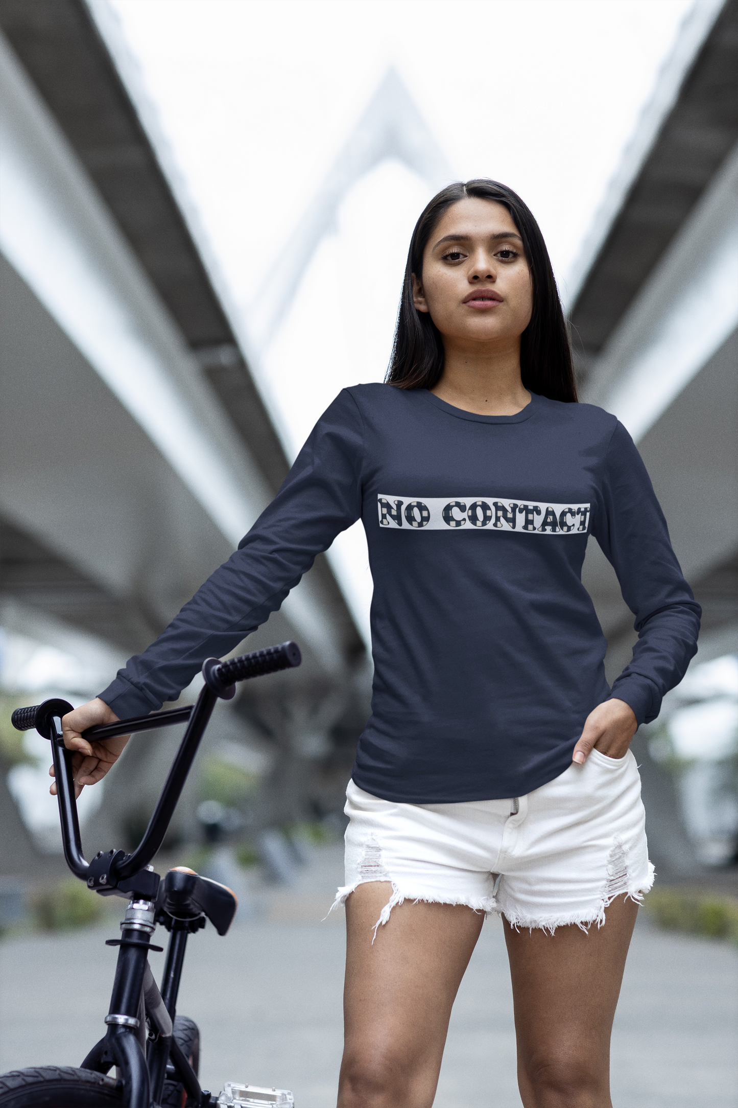 No Contact Long Sleeve Tee