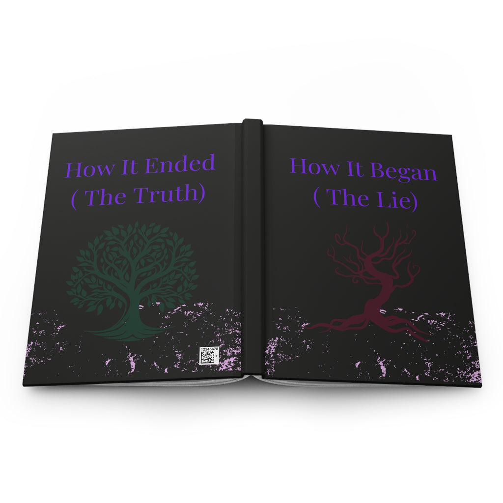 Hardcover Journal — "How It Began (The Lie) / How It Ended (The Truth)"