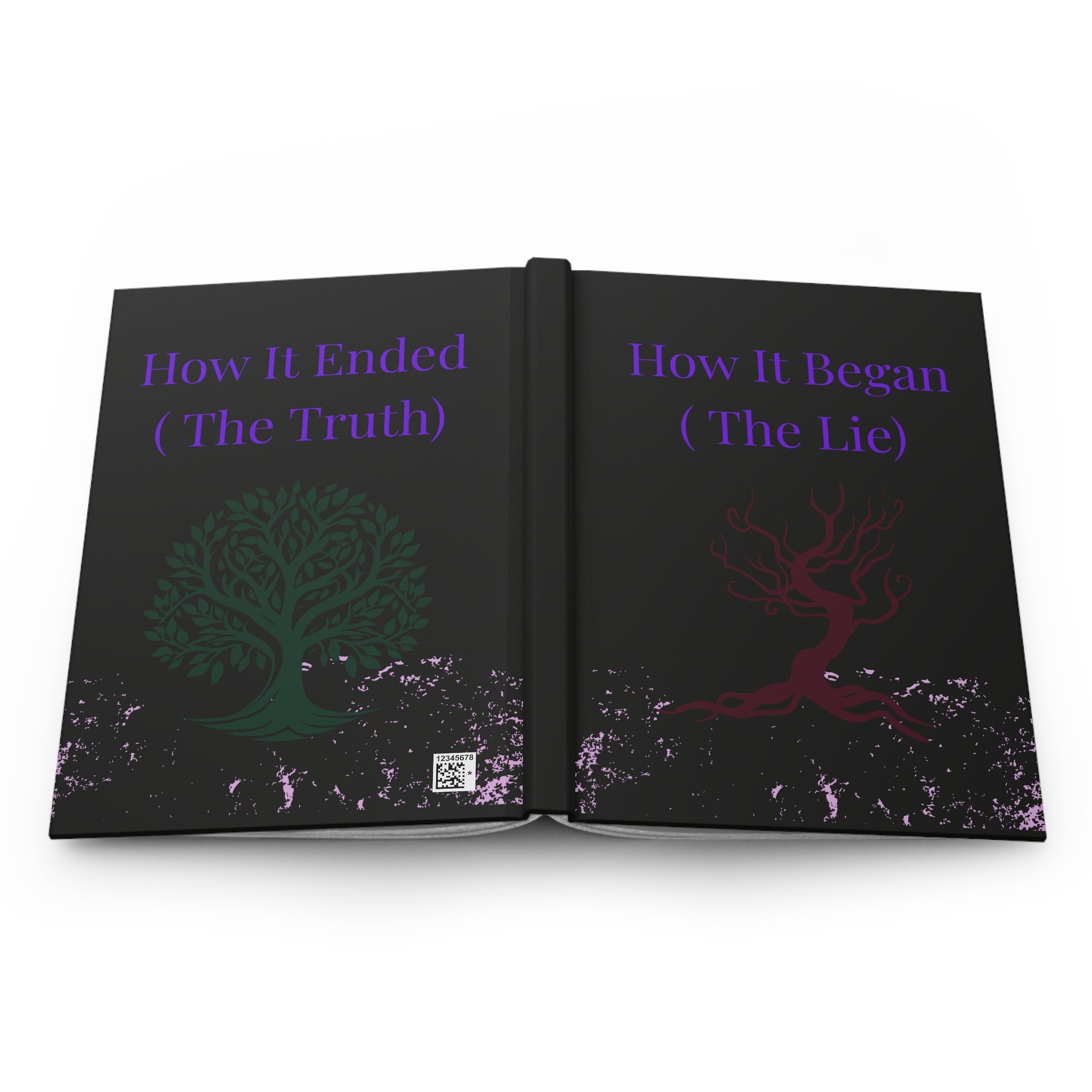 Hardcover Journal — "How It Began (The Lie) / How It Ended (The Truth)"
